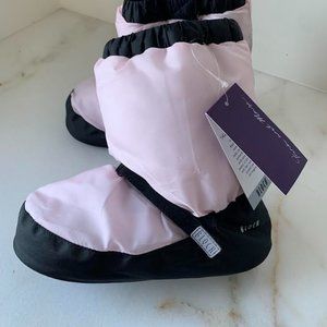 Bloch warm up booties, girls, candy pink. Dance